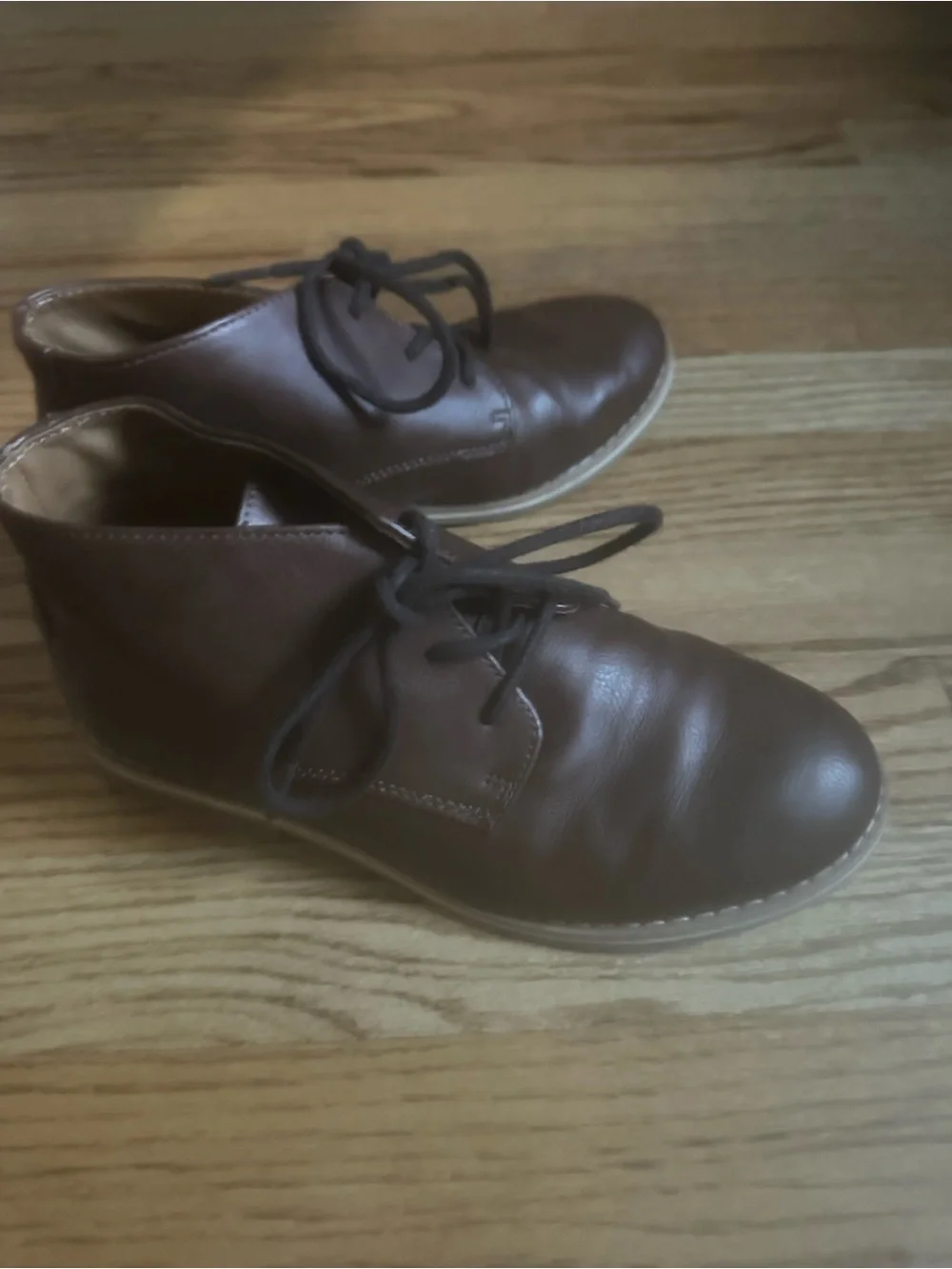 Cat & Jack Brown Lace-Up Kids Dress Boots